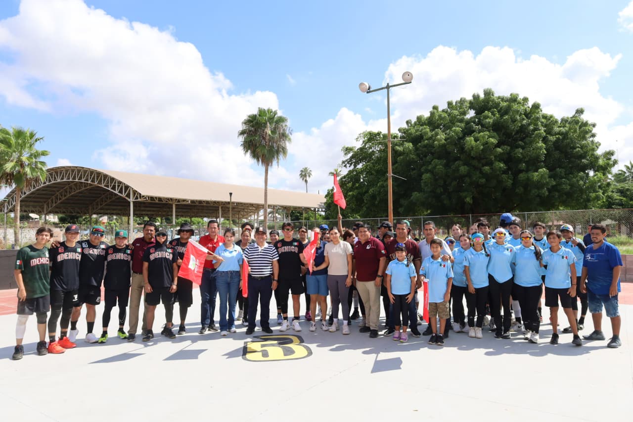 Jorge Rosario Bojórquez Berrelleza, encabezó el arranque de los Juegos de Preparación rumbo al Mundial de Beisbol Five en Venezuela