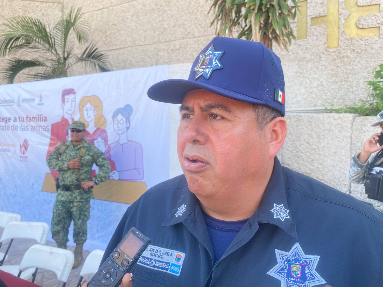 Secretario de Seguridad Ciudadana y Movilidad Sustentable en el municipio, Juan de Dios López Rubio