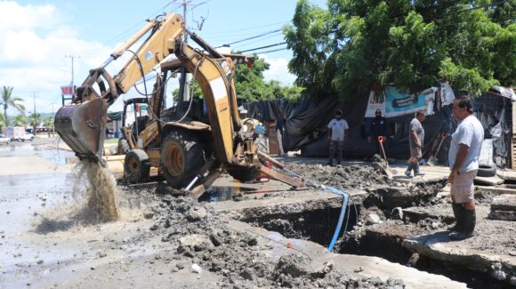 Más de 2 mil acciones realiza Jumapam durante agosto para mejorar el servicio de agua y drenaje en Mazatlán