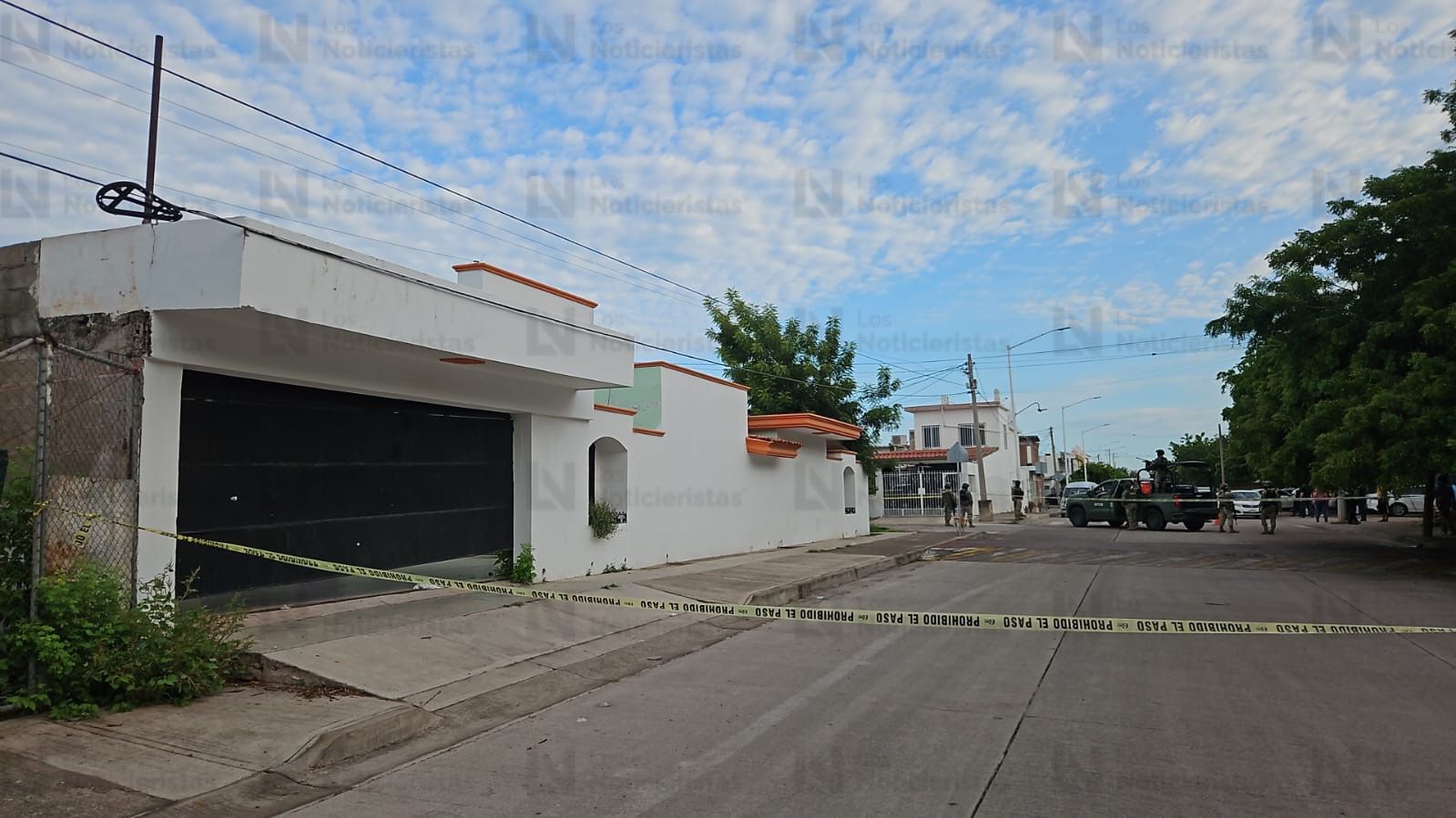 la escena del crimen fue asegurada por elementos del ejercito