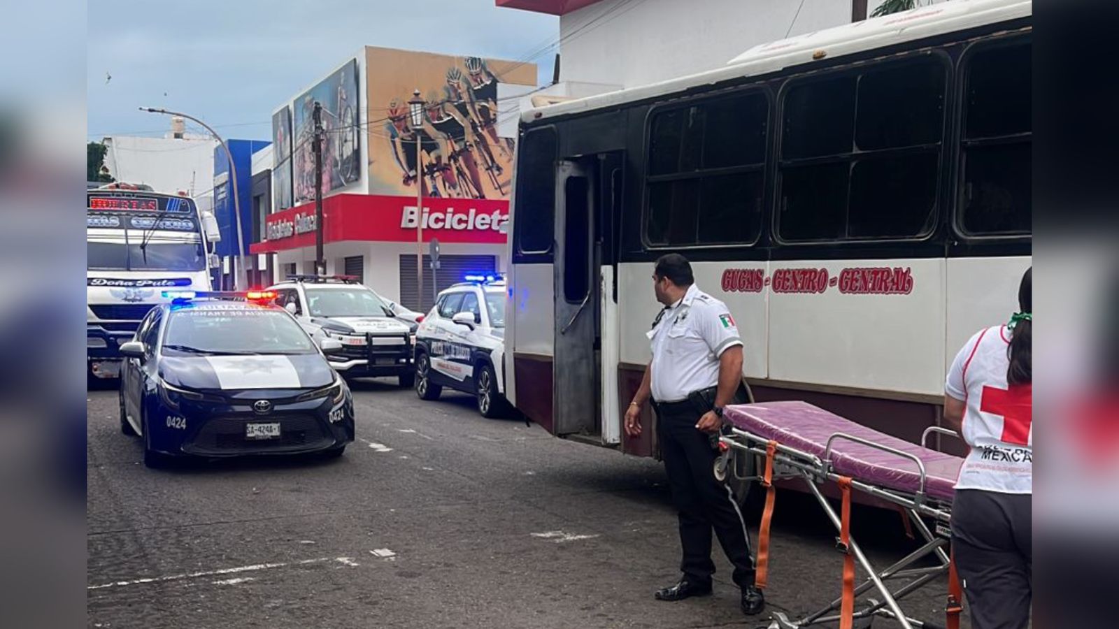 la persona lesionada ya está siendo atendida