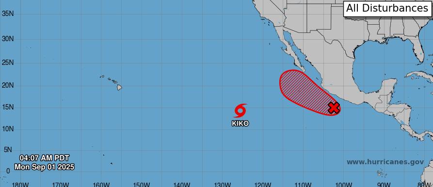 la posible tormenta tropical lorena ya se forma en el pacifico