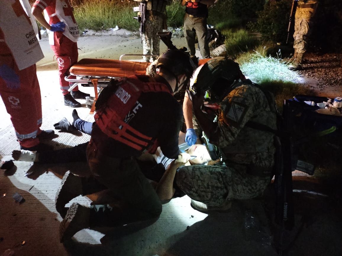 Lesionado de bala en Culiacán