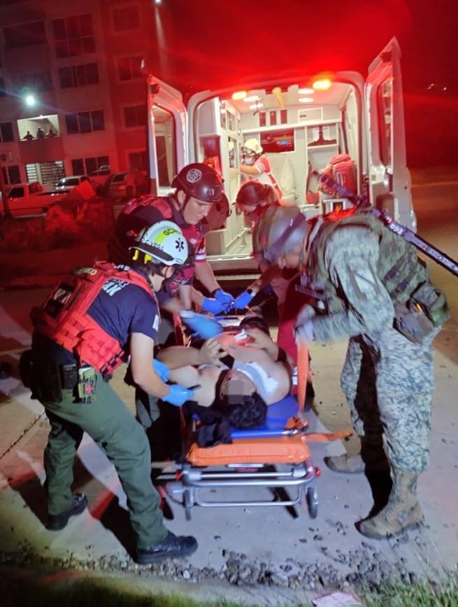 Lesionado de bala en Culiacán