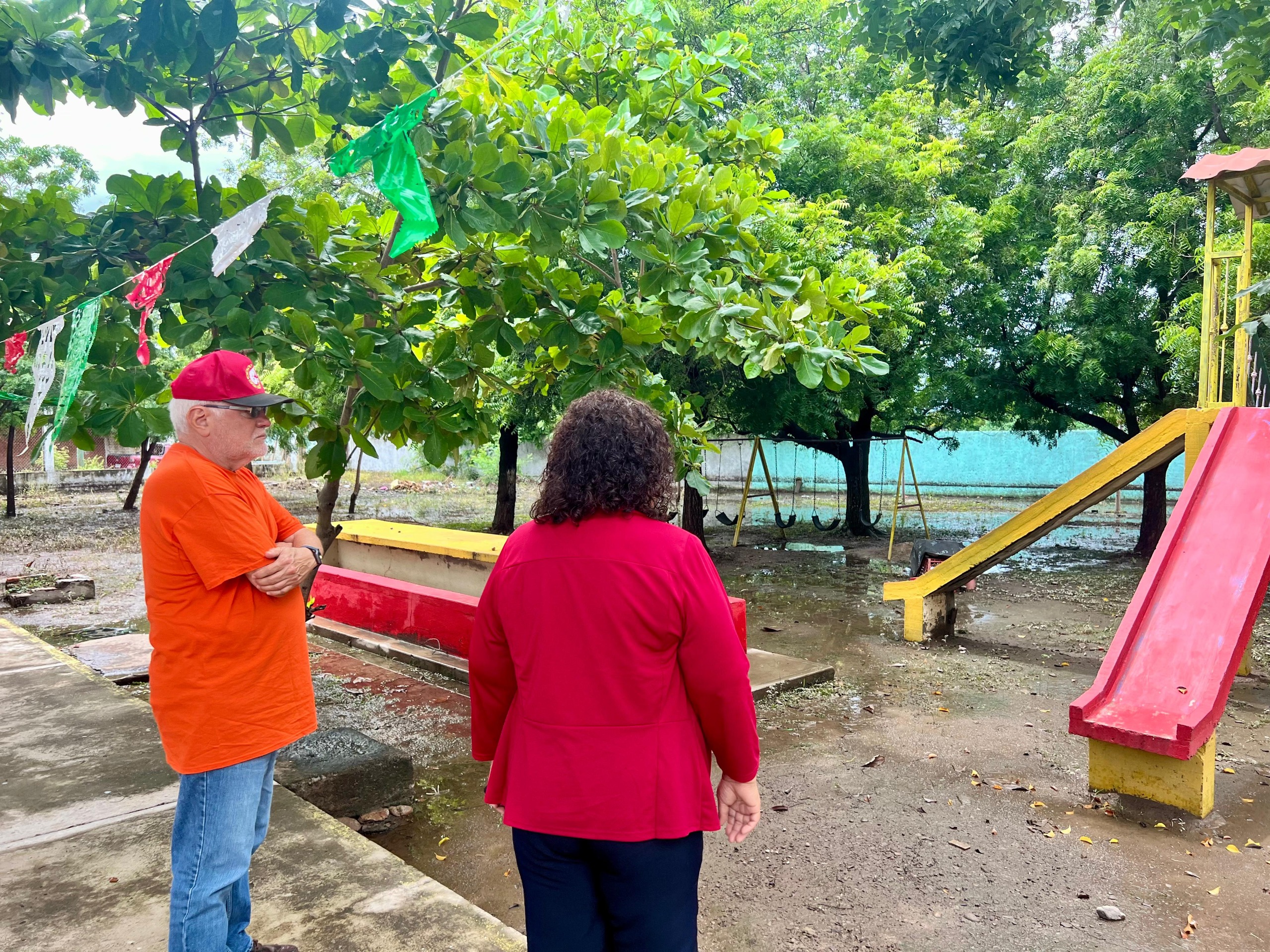 Escuela afectada tras lluvias en Escuinapa, Sinaloa