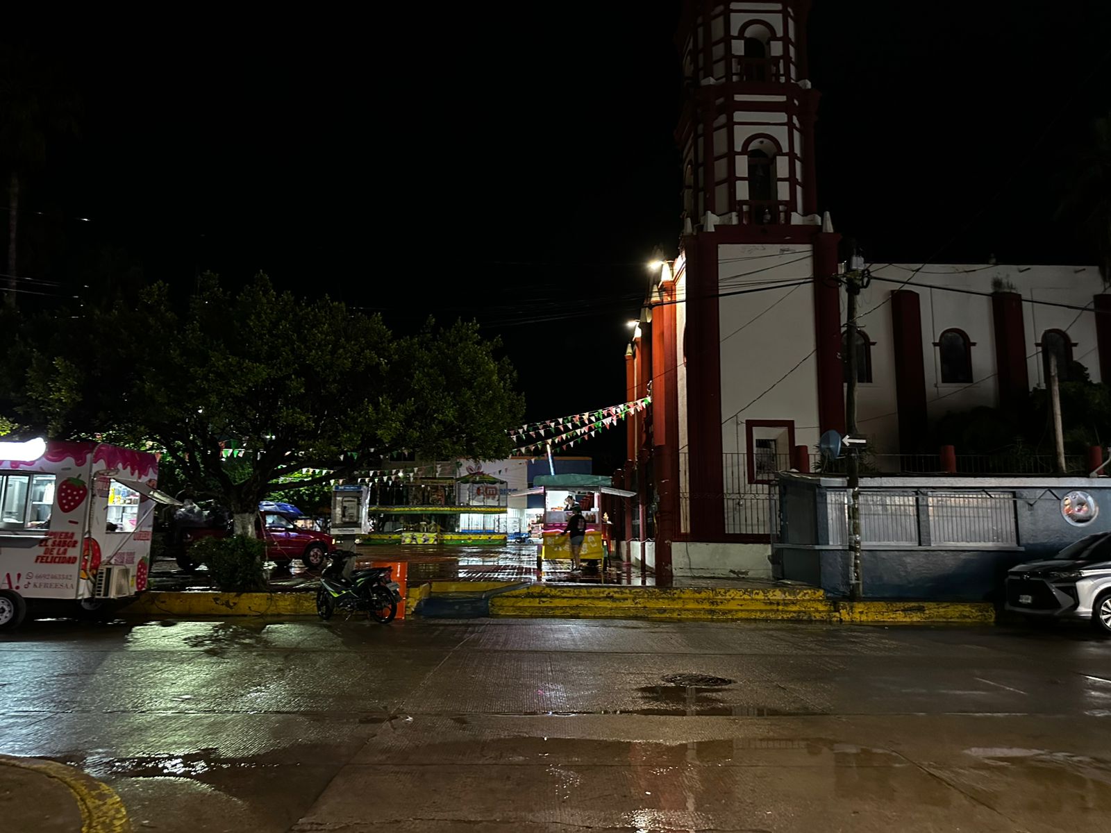 Lluvias en Villa Unión, en Mazatlán, Sinaloa
