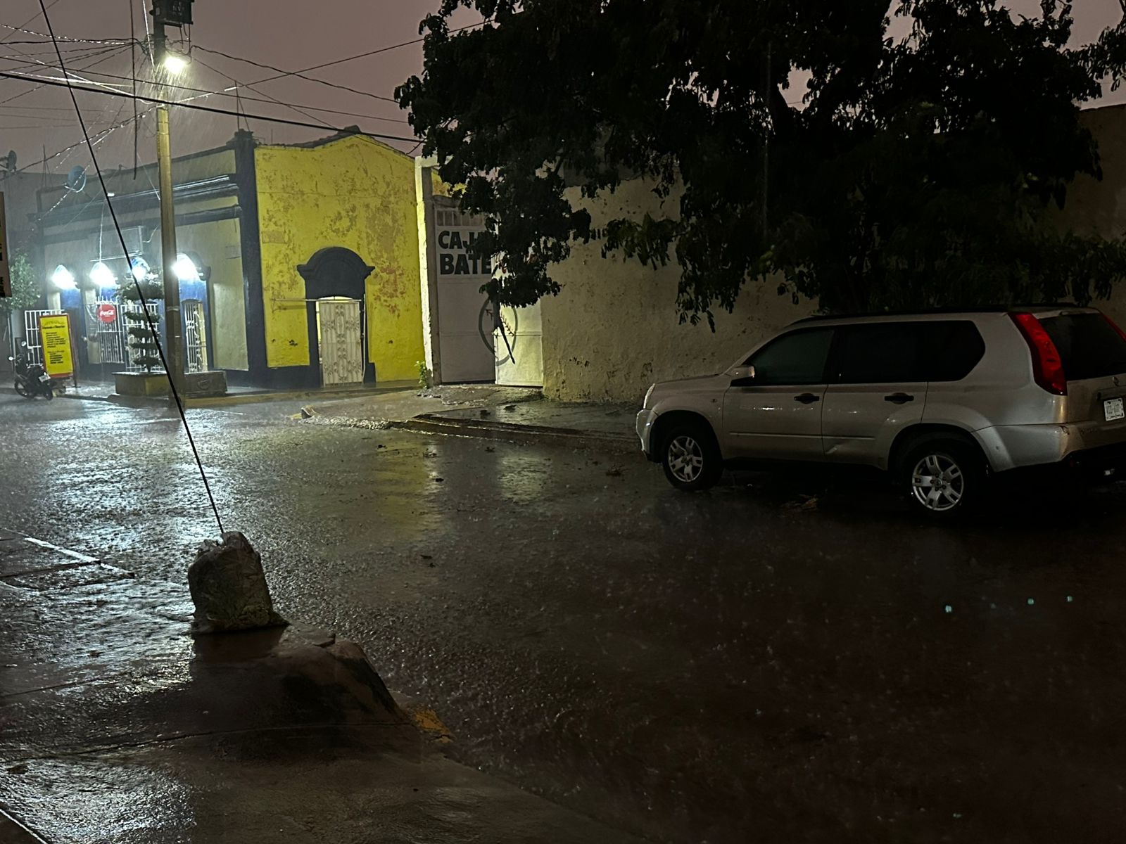 Lluvias en Villa Unión, en Mazatlán, Sinaloa