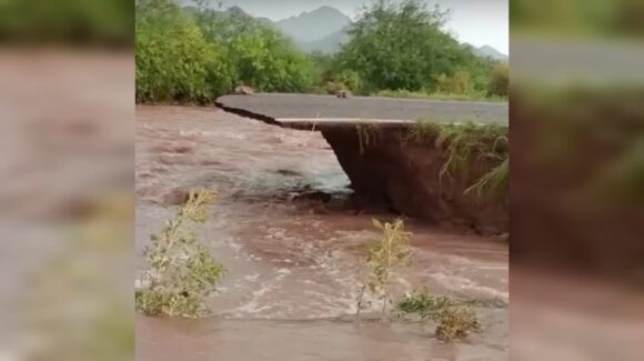 Ya se habilitaron carriles provisionales en carretera de Huacaporito al Jitzámuri en Ahome: Obras Públicas