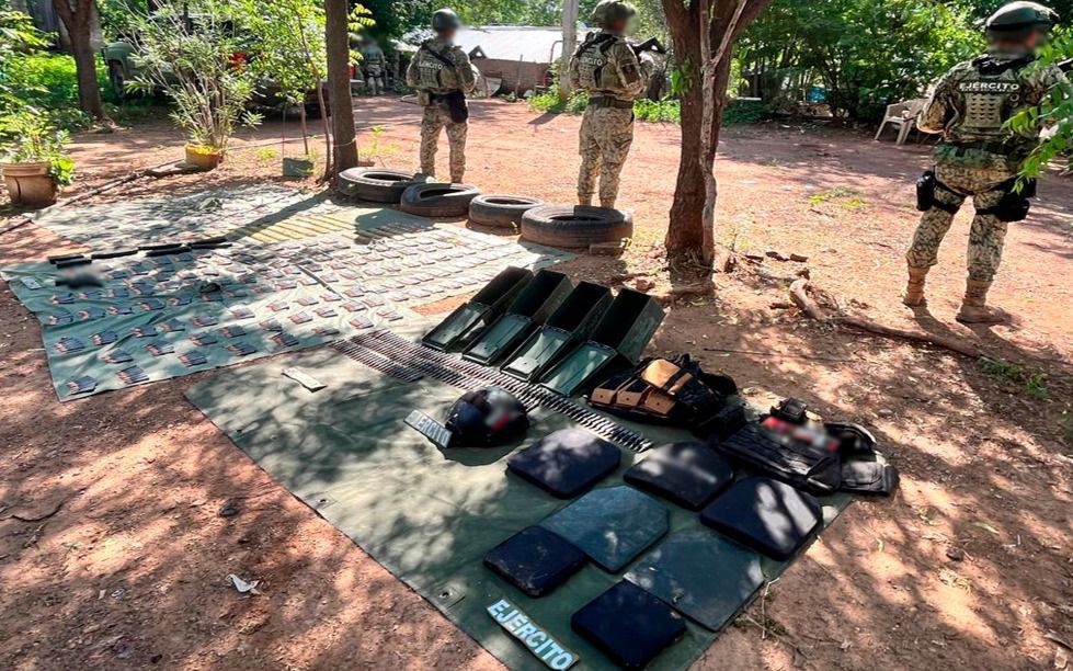 lo asegurado por el ejercito fue puesto a disposicion del juez