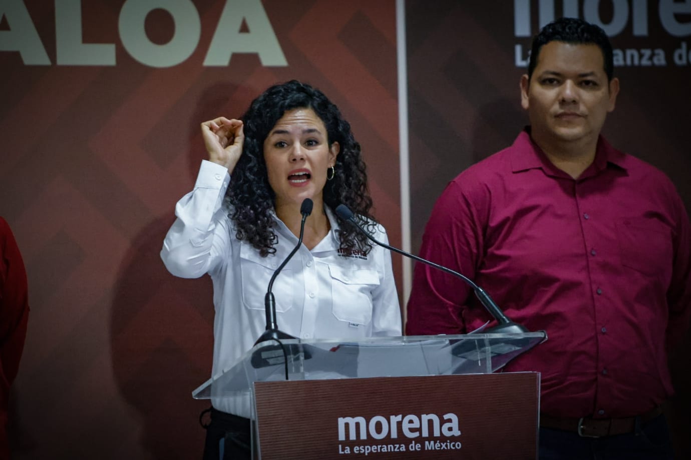 luisa maria alcalde lider morena a nivel nacional