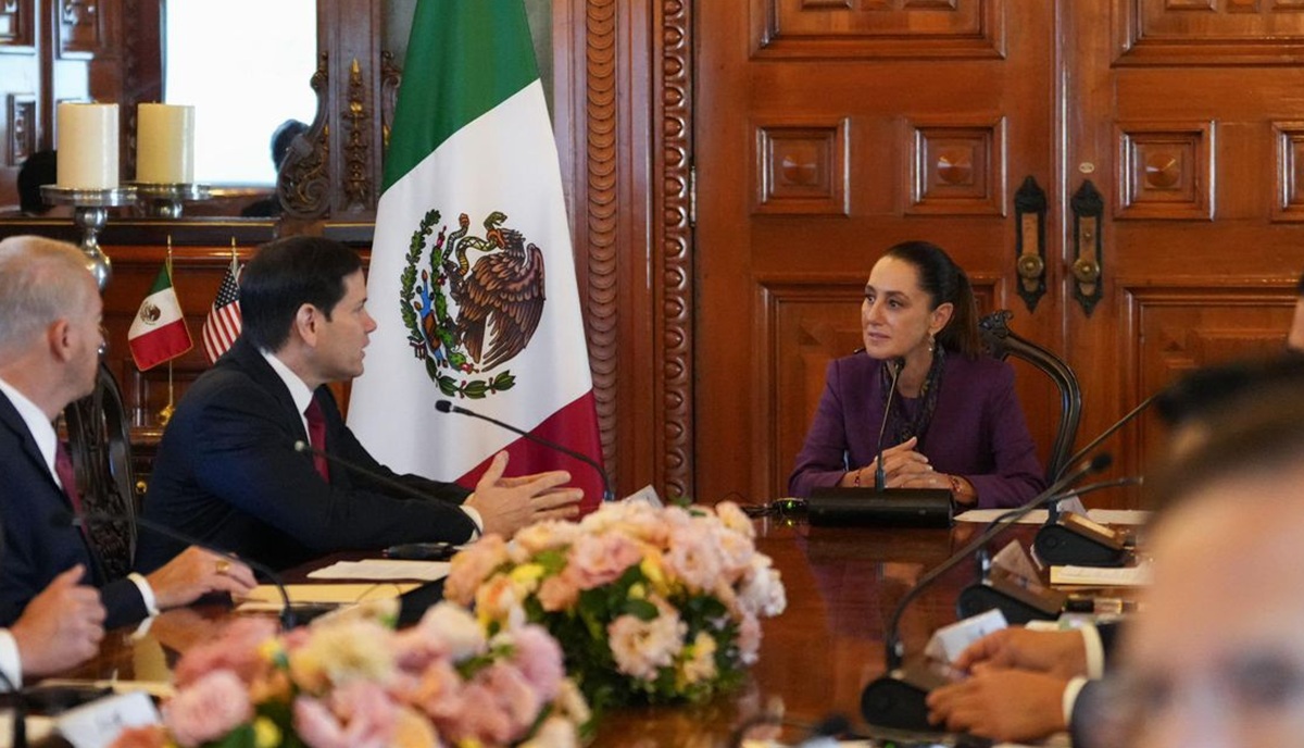Marco Rubio y Claudia Sheinbaum