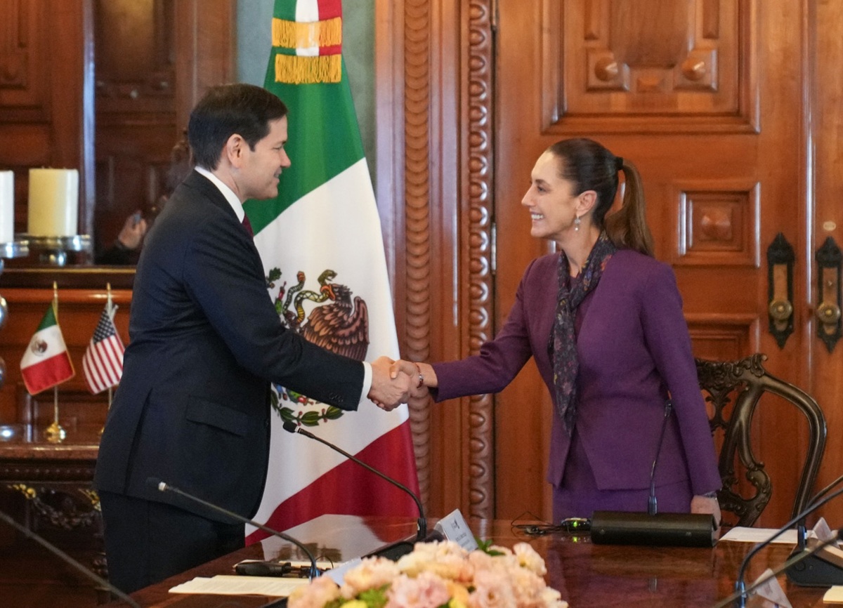 Marco Rubio y Claudia Sheinbaum