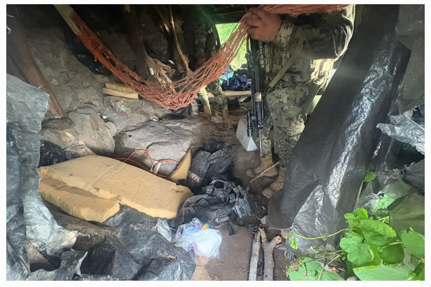 Campamento de sicarios en Mazatlán, Sinaloa