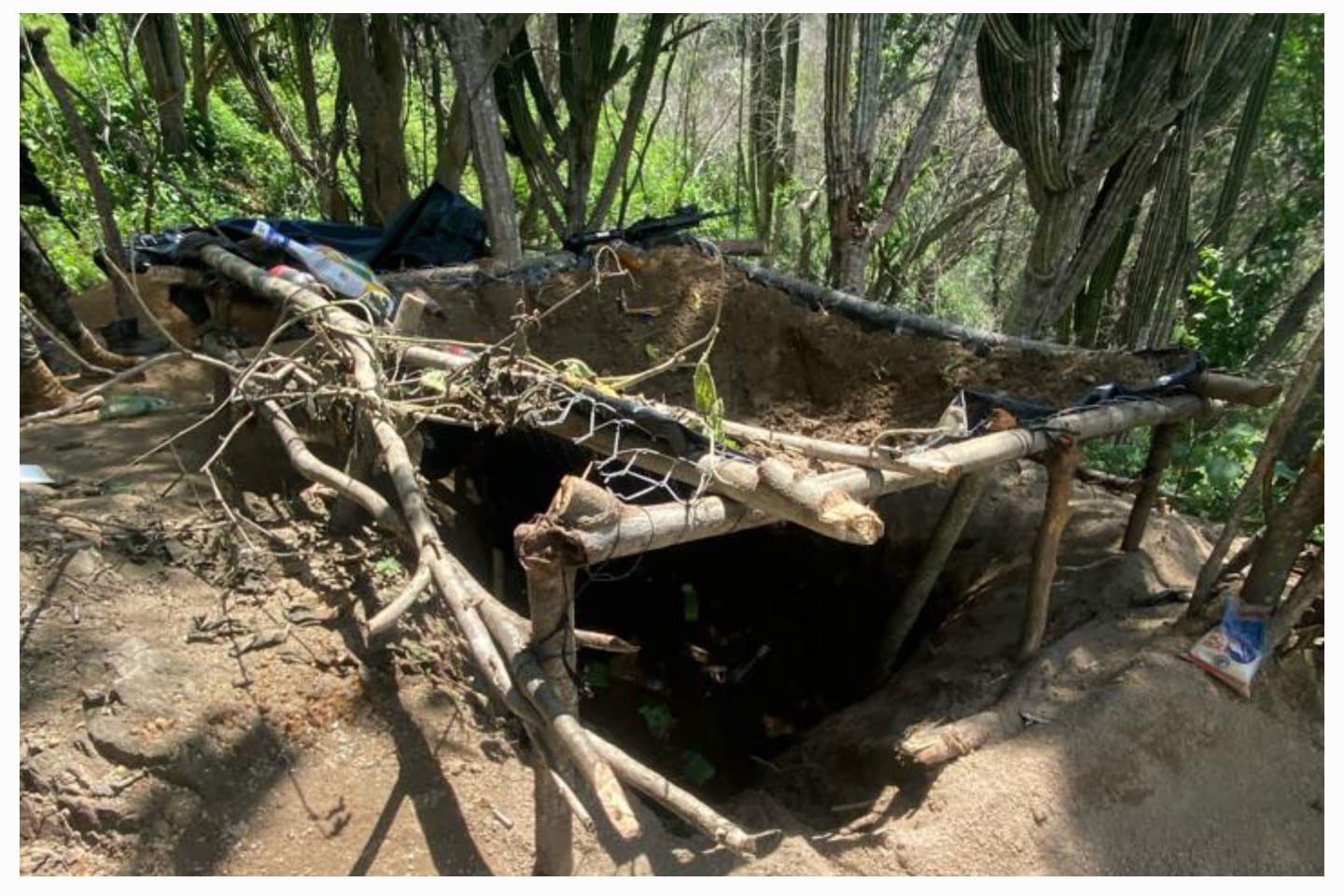 Campamento de sicarios en Mazatlán, Sinaloa