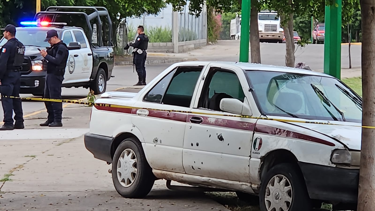 Taxista ejecutado en la Guadalupe Vcitoria