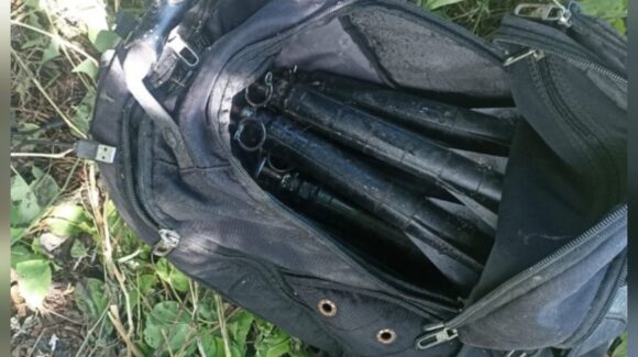 Aseguran 19 artefactos explosivos improvisados en El Guasimal, Culiacán, Sinaloa