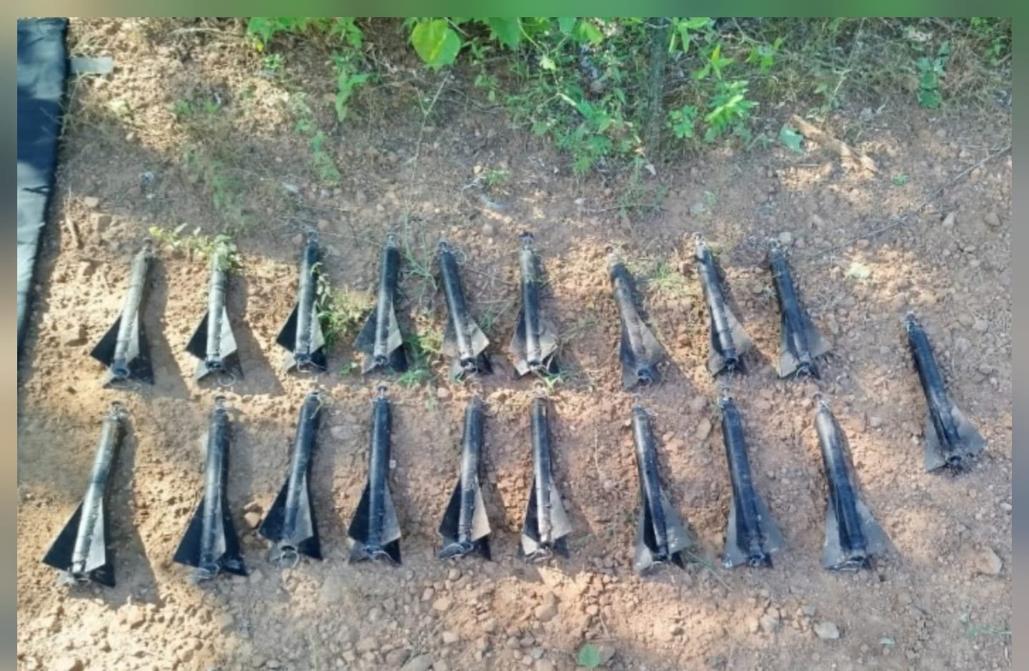 mochila con artefacto explosivo decomisado en el guasimal autoridades