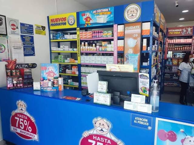 Mostrador de farmacia