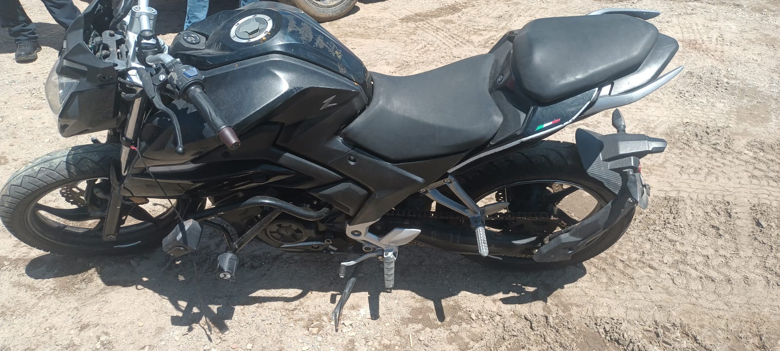 Moto recuperada en Mazatlán
