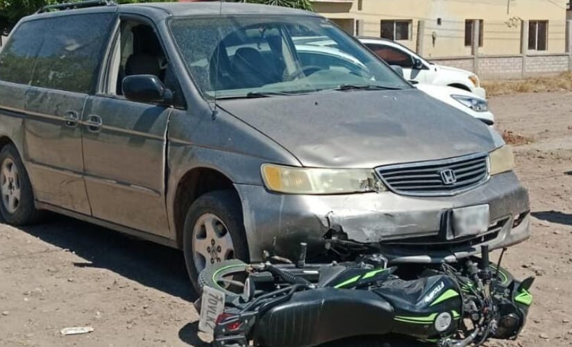 Motociclista es atropellado en Corerepe, Guasave