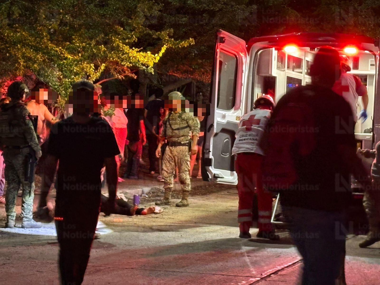 Mujer herida de bala en Valle de Amapa, en Culiacán, Sinaloa