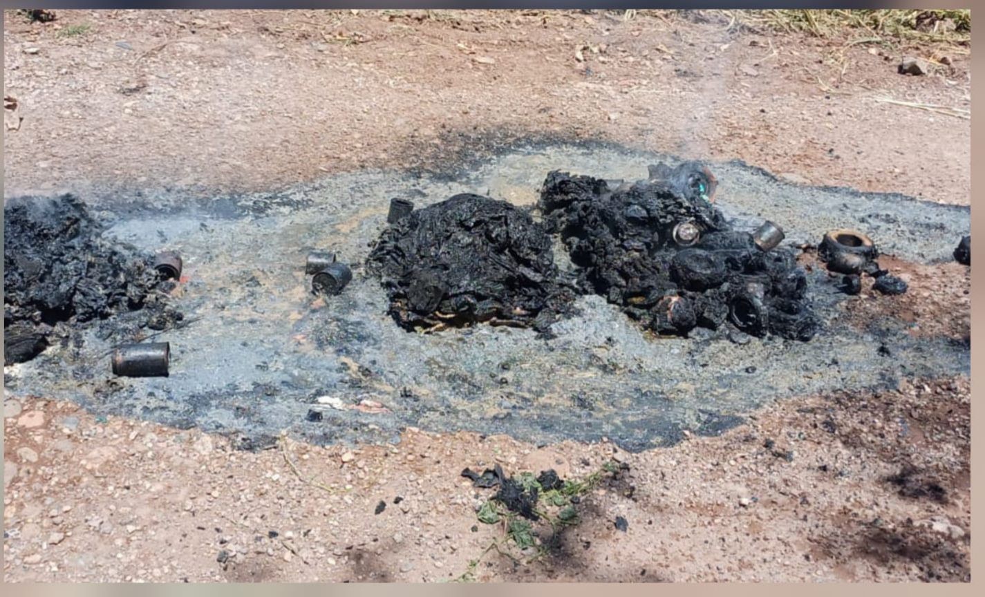 Autoridades aseguran objetos del delito en Sinaloa