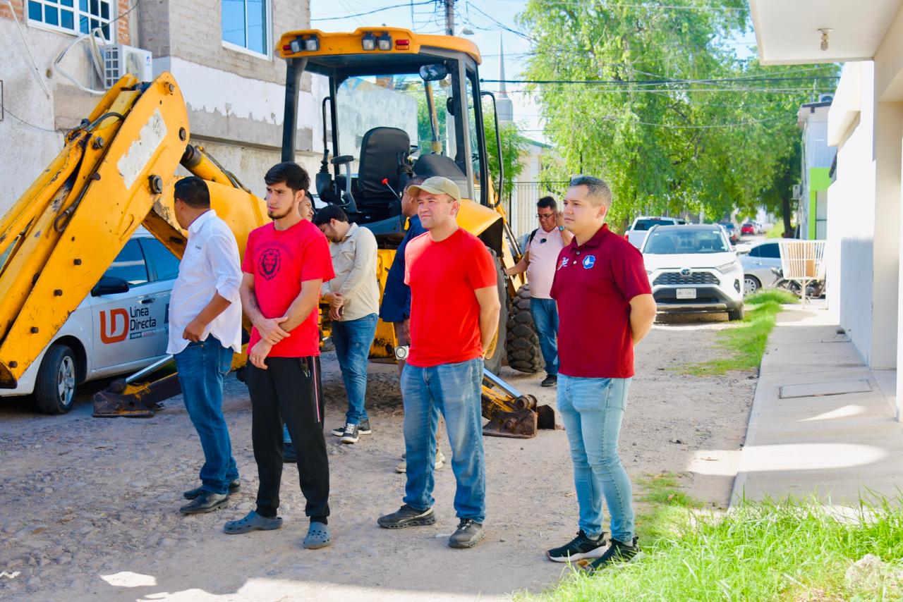Obras de drenaje en Guamúchil, Sinaloa