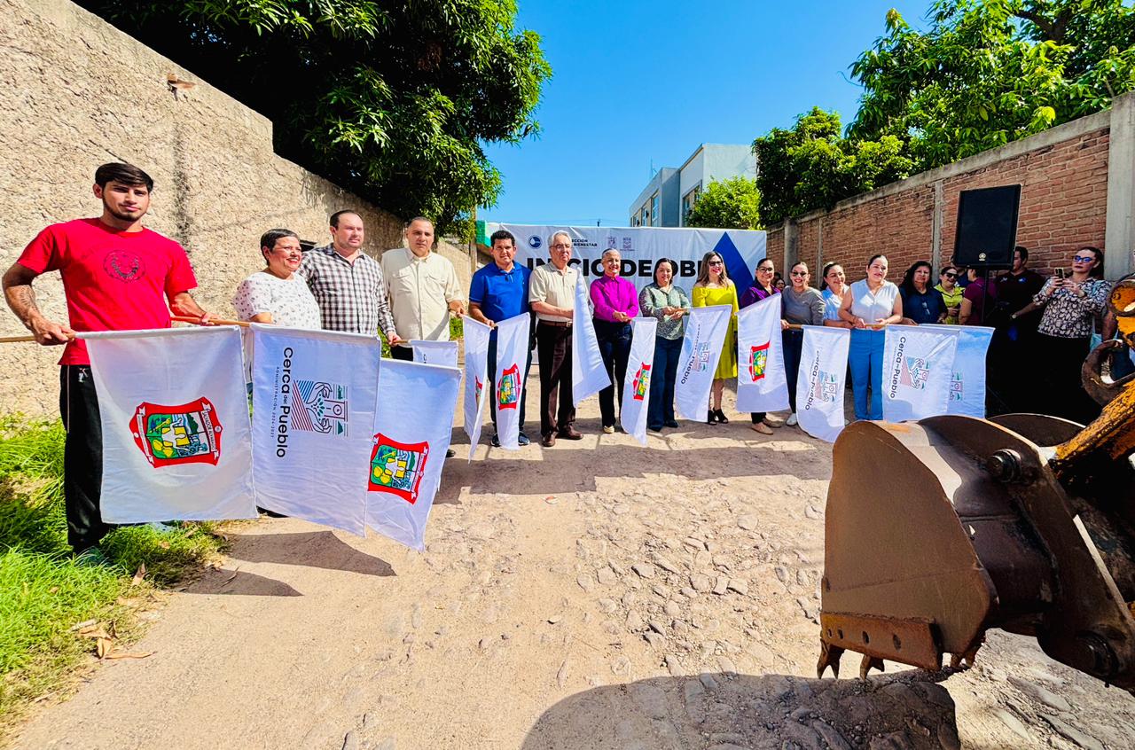 Obras de drenaje en Guamúchil, Sinaloa