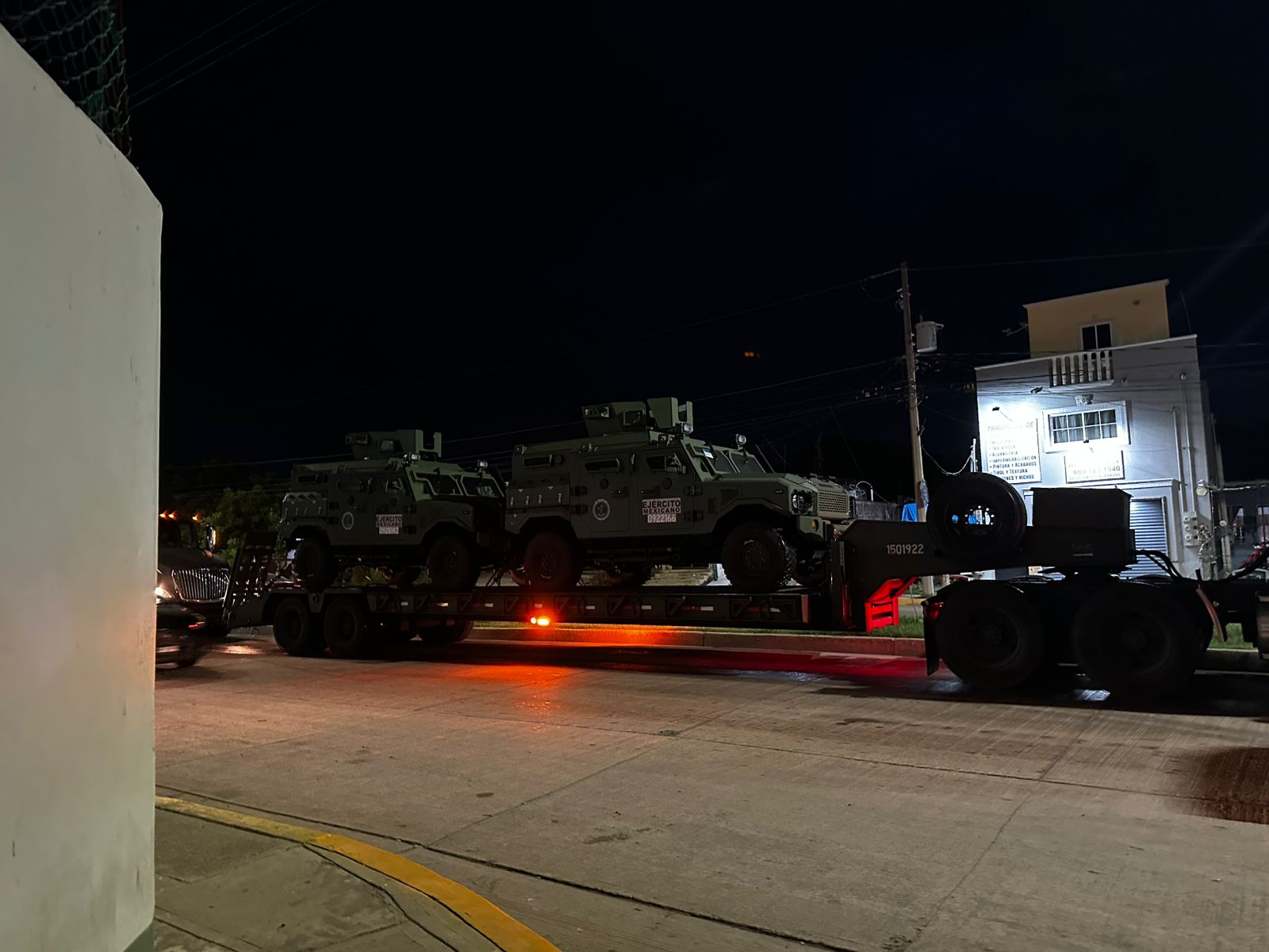 Llegan Ocelotl blindados a Mazatlán, Sinaloa, por visita de Sheinbaum