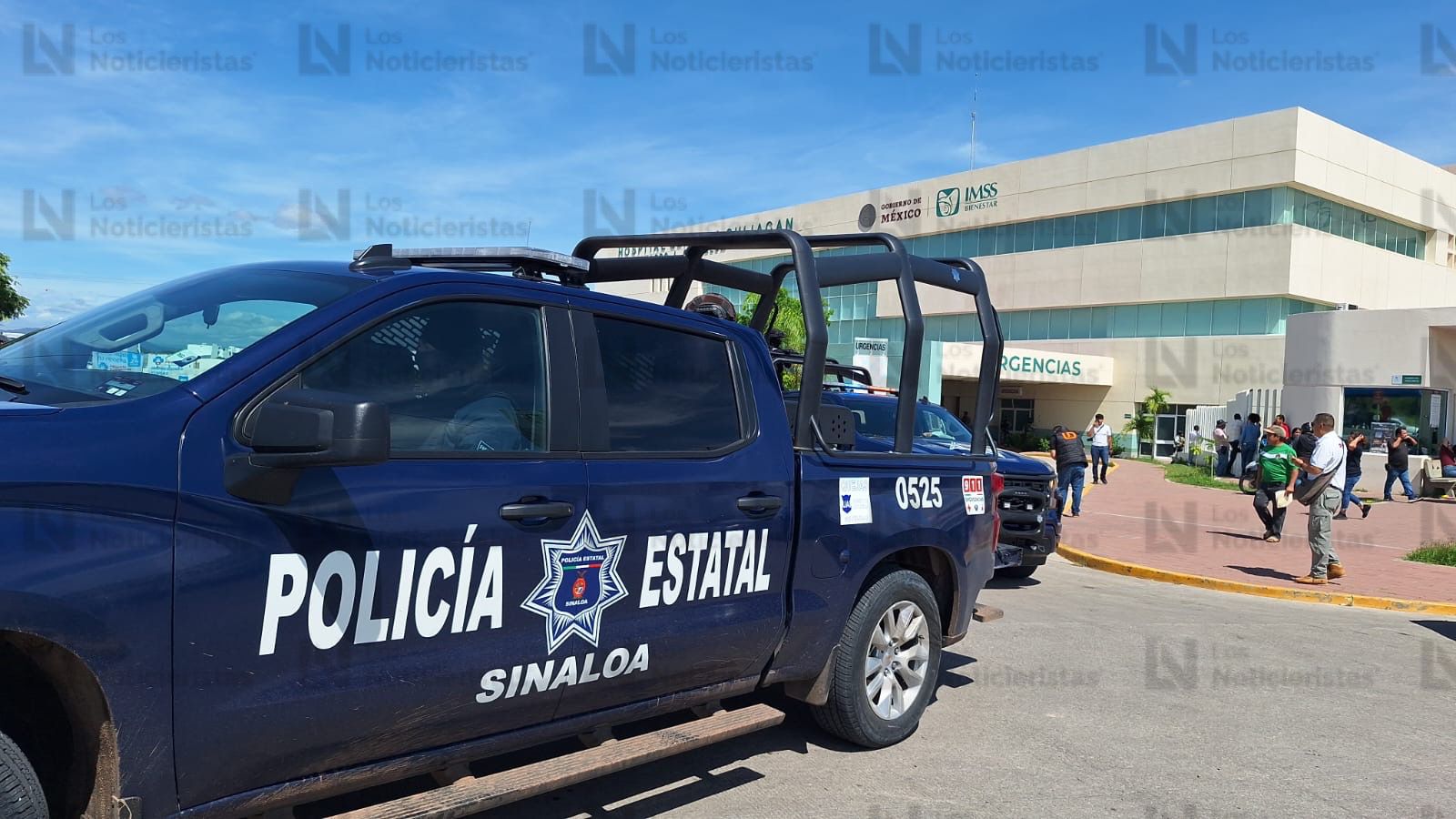 Elementos de seguridad despliegan operativo en el Hospital General de Culiacán