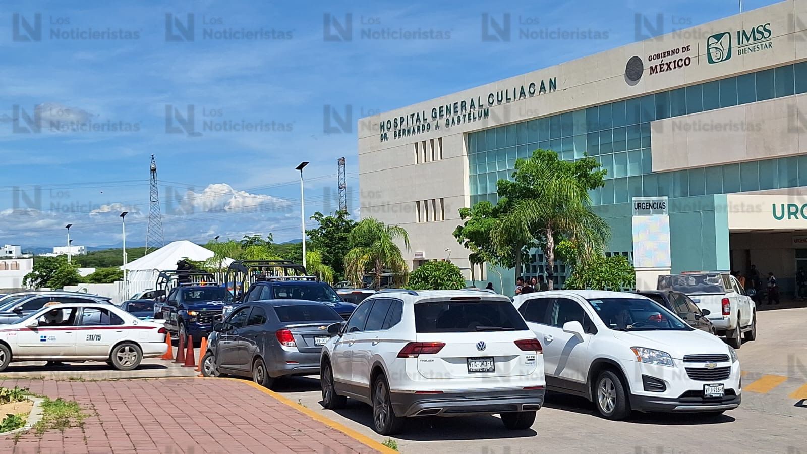 Elementos de seguridad despliegan operativo en el Hospital General de Culiacán