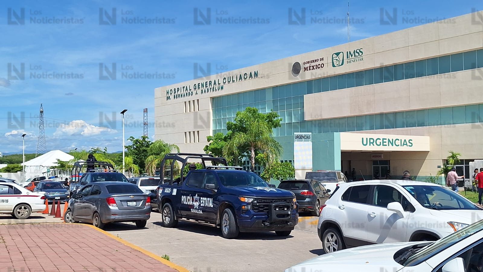Elementos de seguridad despliegan operativo en el Hospital General de Culiacán