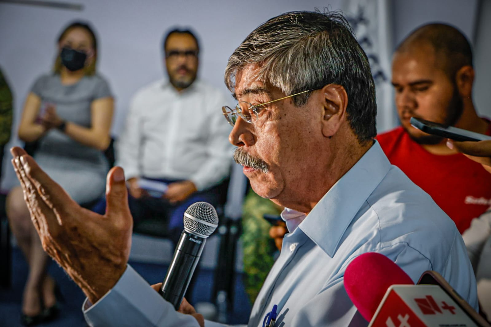 oscar loza ochoa en la inauguracion de la nueva vicefiscalia
