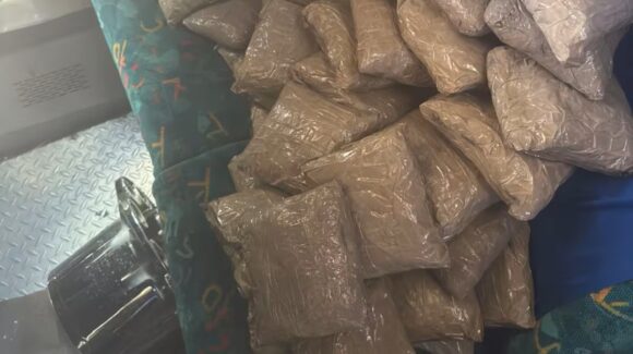 En Hermosillo, hallan cristal, mariguana y fentanilo en las paredes de un camión de pasajeros, salido de Sinaloa