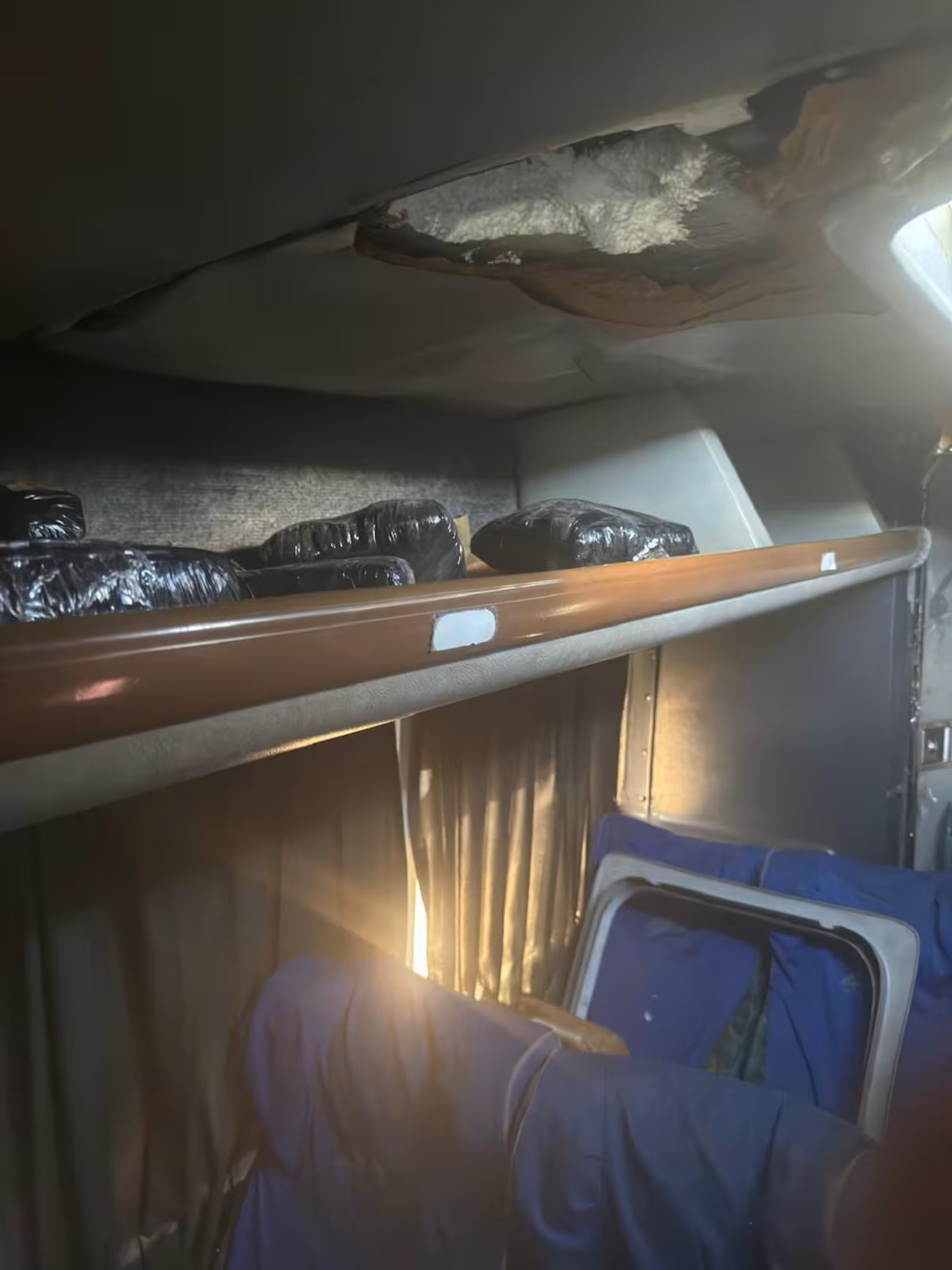 Paquetes de drogas hallados en camión en Hermosillo