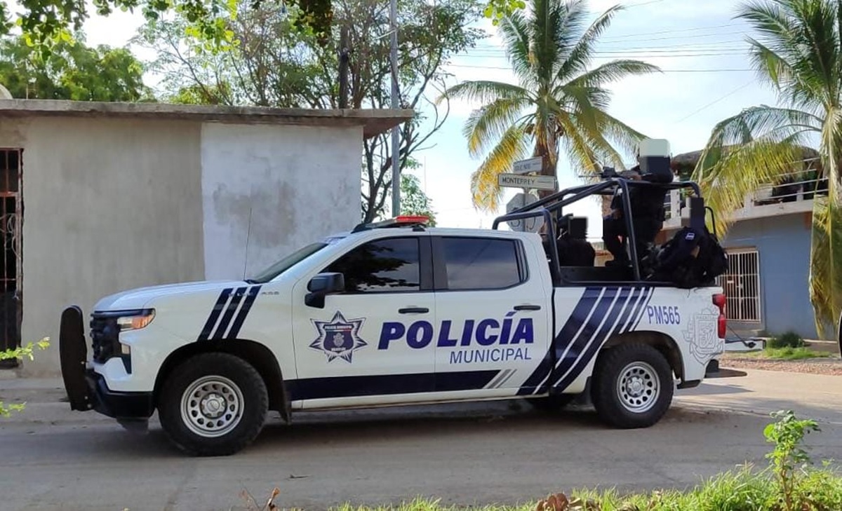 Patrulla de la Policía Municipal de Mazatlán