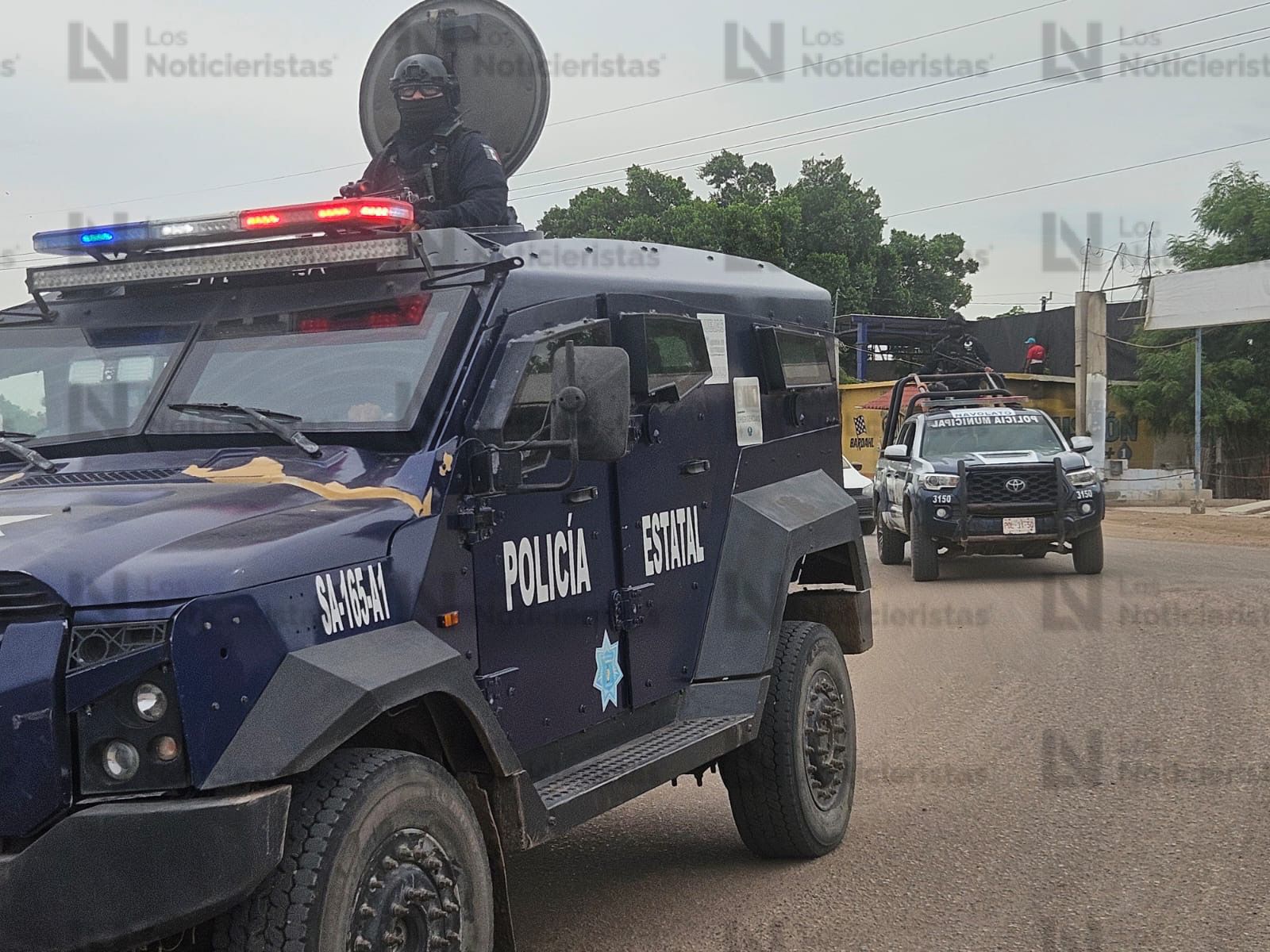 Blindada de la Policía Estatal