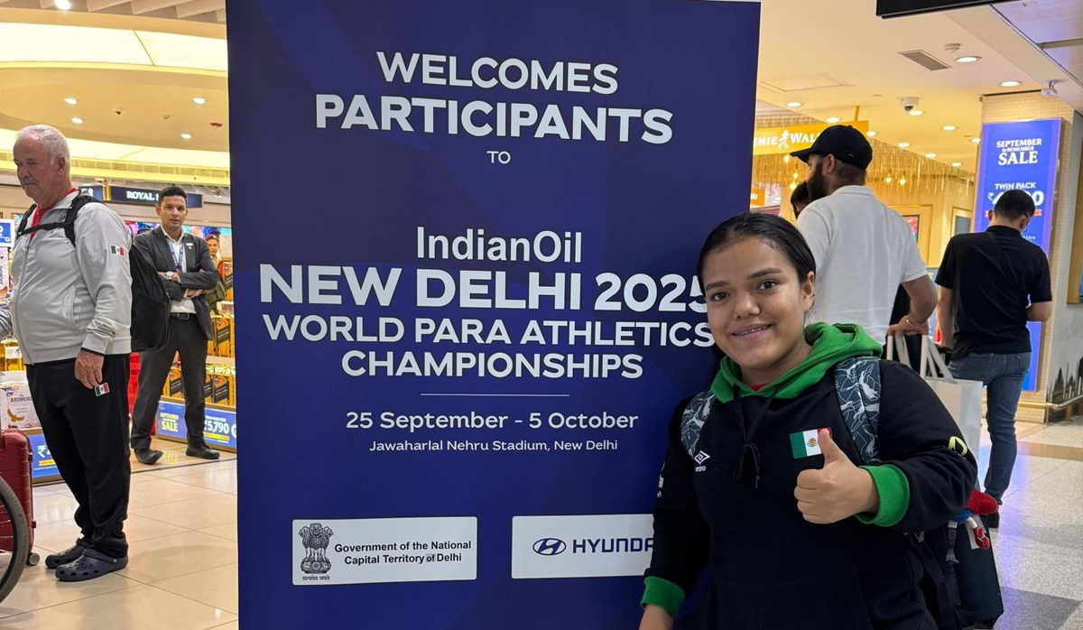 Pauleth Mejía llega a La India para participar en Campeonato de Paratletismo