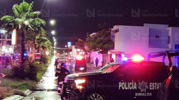 Se desata persecución y ataque a balazos a policías al norte de Culiacán; hay un vehículo asegurado