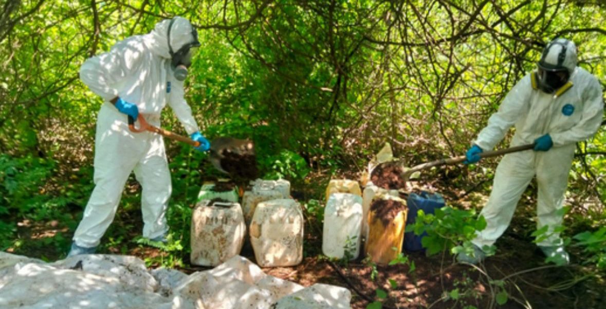 Militares destruyen narcolaboratorios en Sinaloa