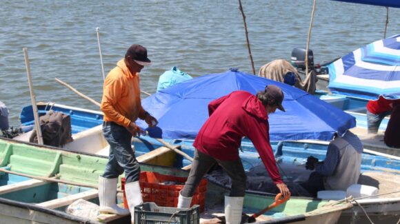 Durante 25 años, Cristo Jonathan ha prevalecido ante las adversidades como pescador de El Huitissi, Guasave, Sinaloa