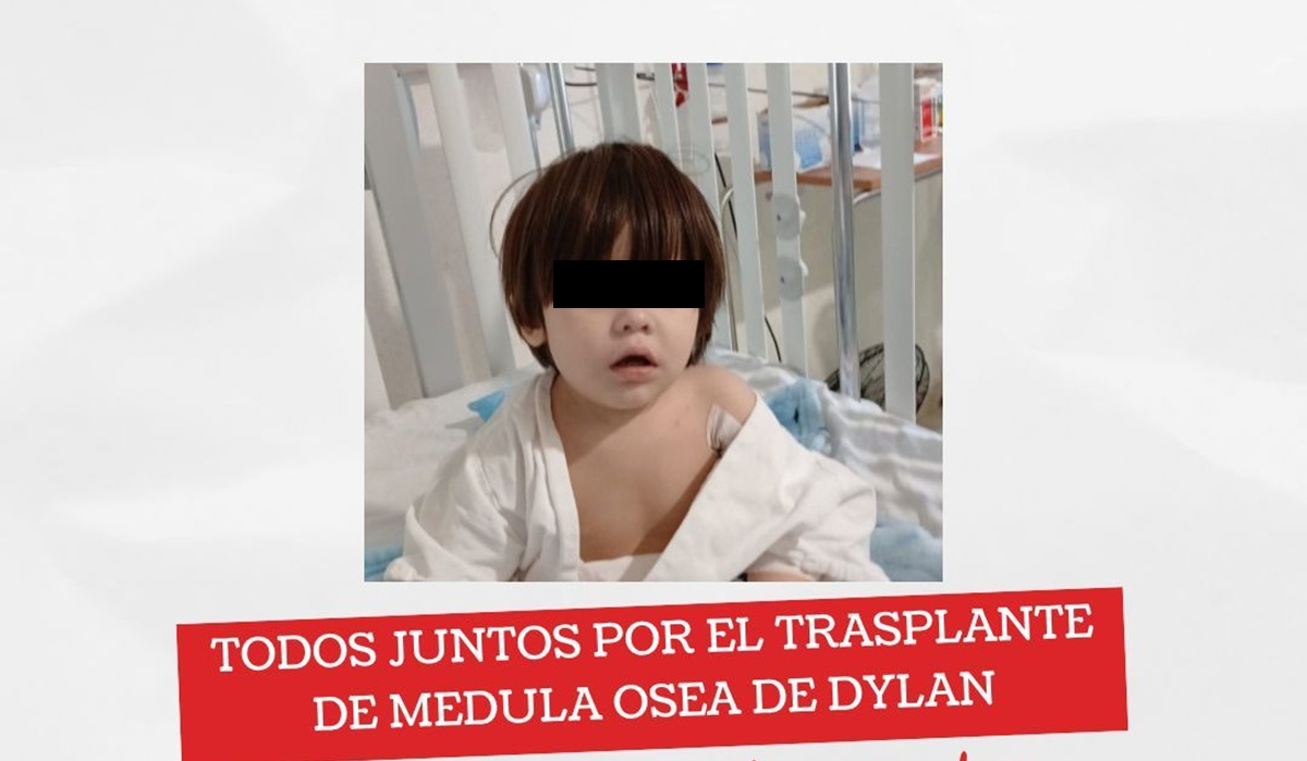 Piden apoyo para realizar trasplante de médula al niño Dylan en Culiacán