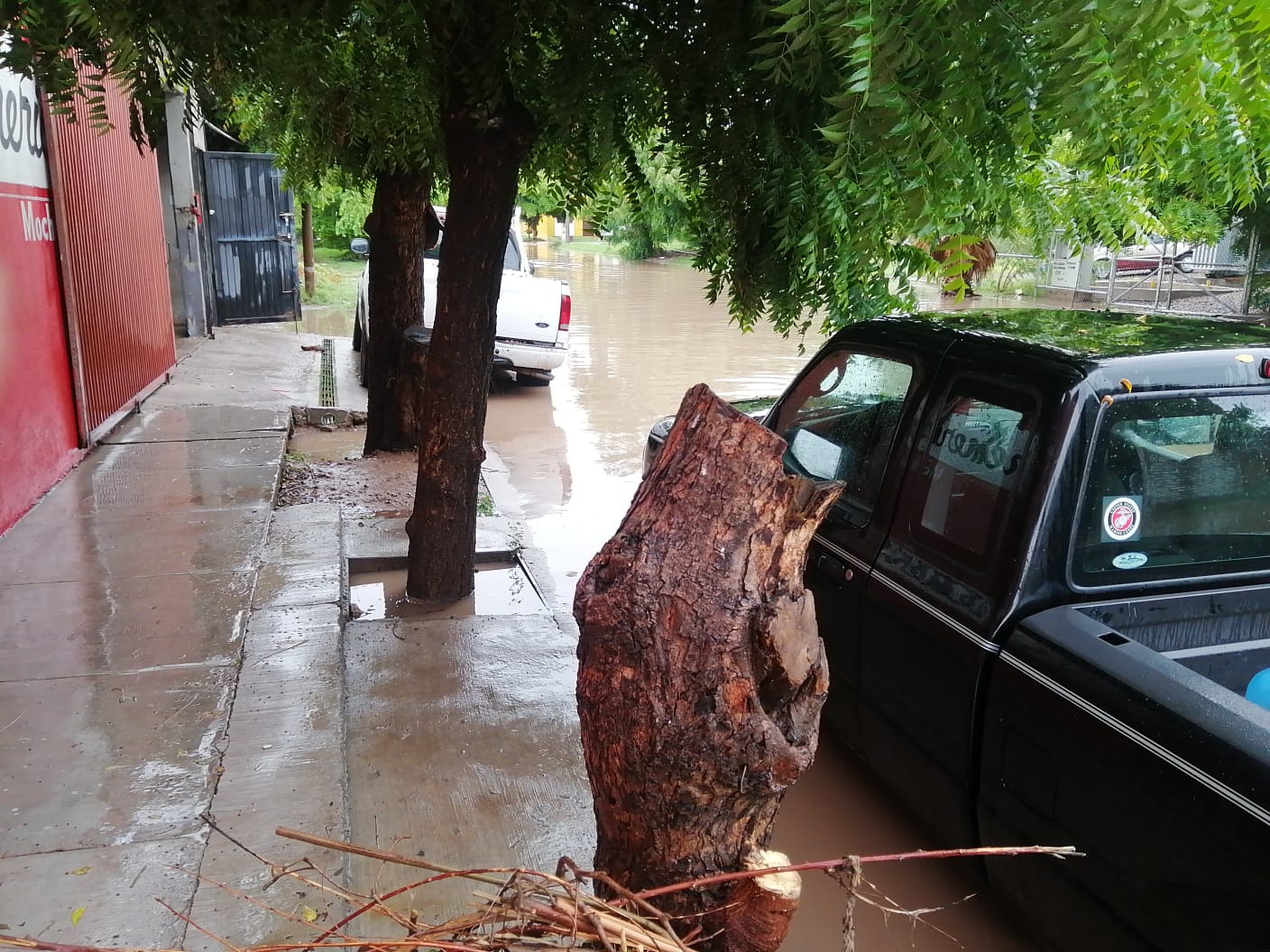 Vecinos de Las Mañanitas, Los Mochis, piden ayuda por inundación