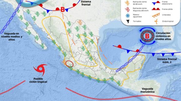 ¡Está por surgir! El nuevo ciclón ‘Mario’ solo pasaría frente a Sinaloa antes de internarse en el Pacífico