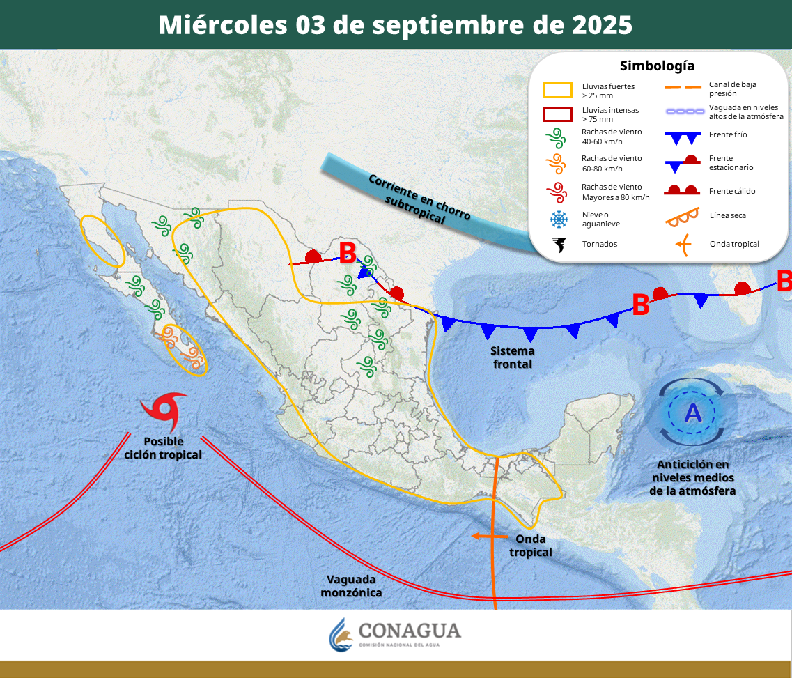 posible tormenta tropical lorena