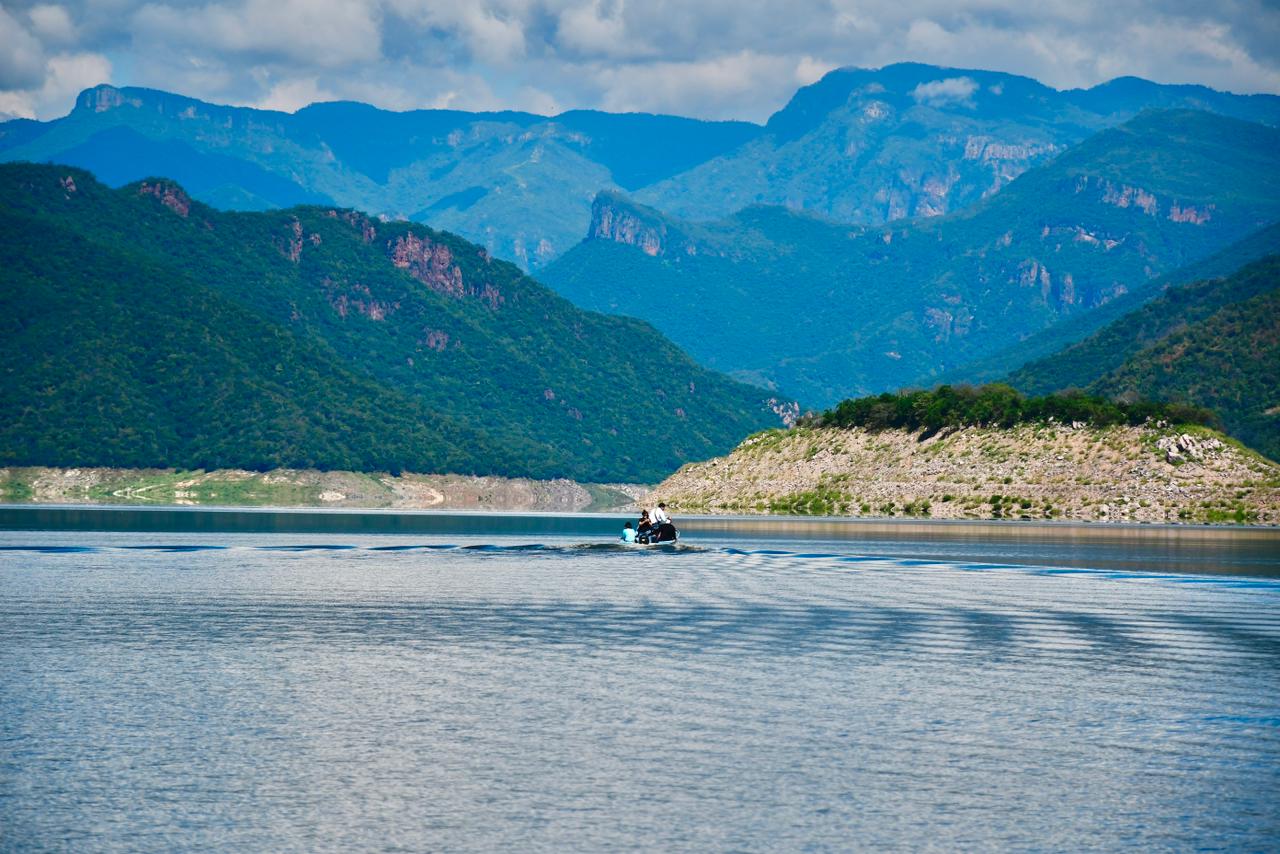Presa Huites, en Choix, Sinaloa