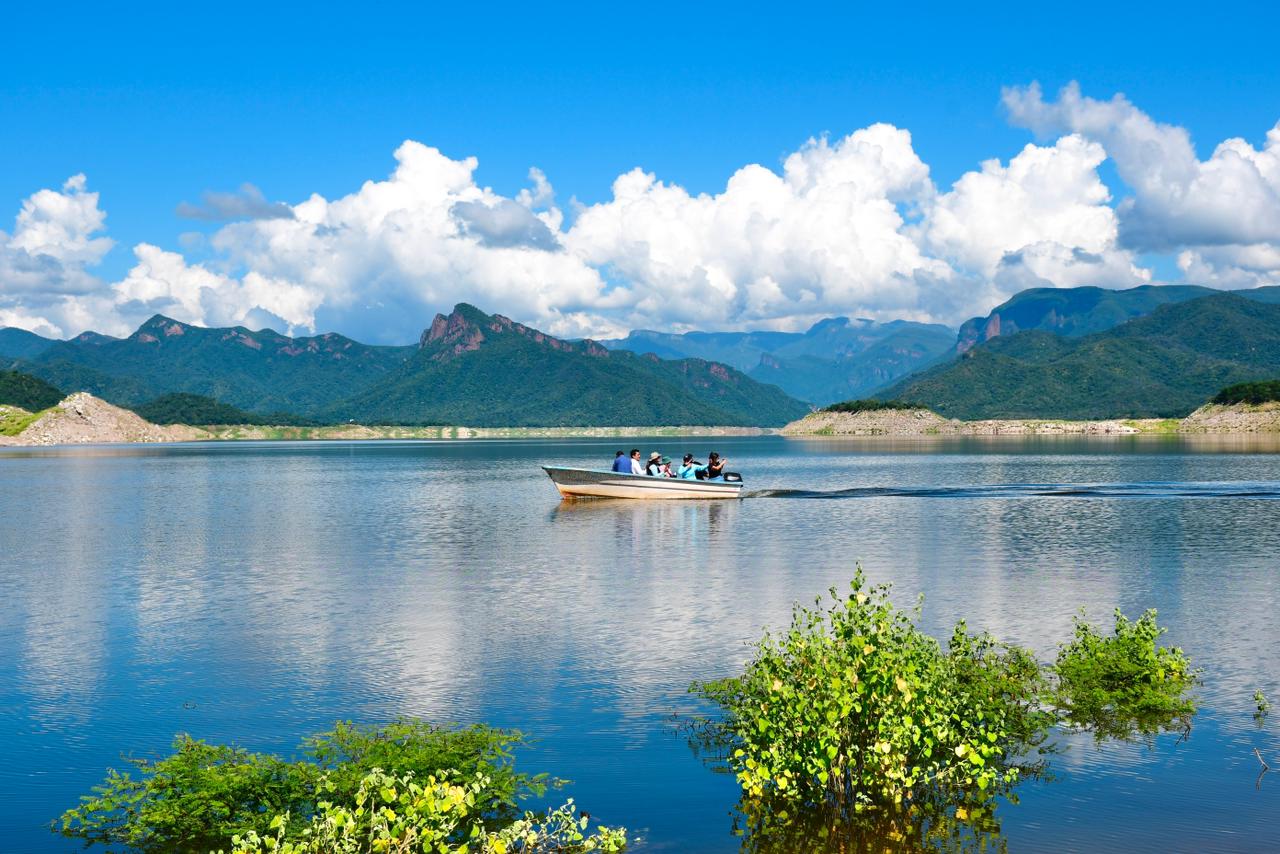 Presa Huites, en Choix, Sinaloa