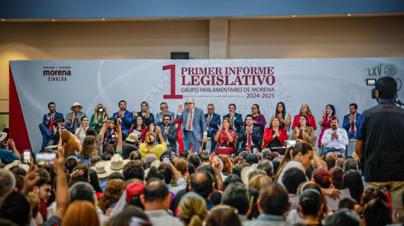 Grupo parlamentario de Morena presenta Primer Informe Legislativo en Culiacán, Sinaloa