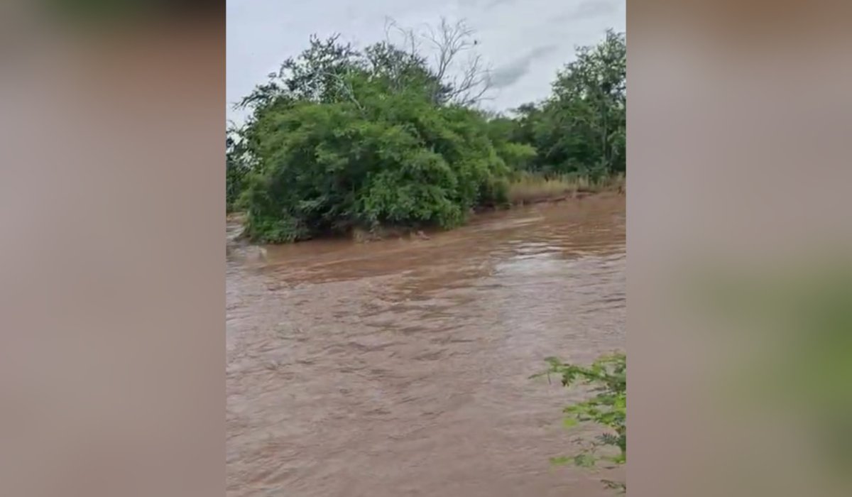 Primera creciente del río Elota, en Sinaloa, tras lluvias