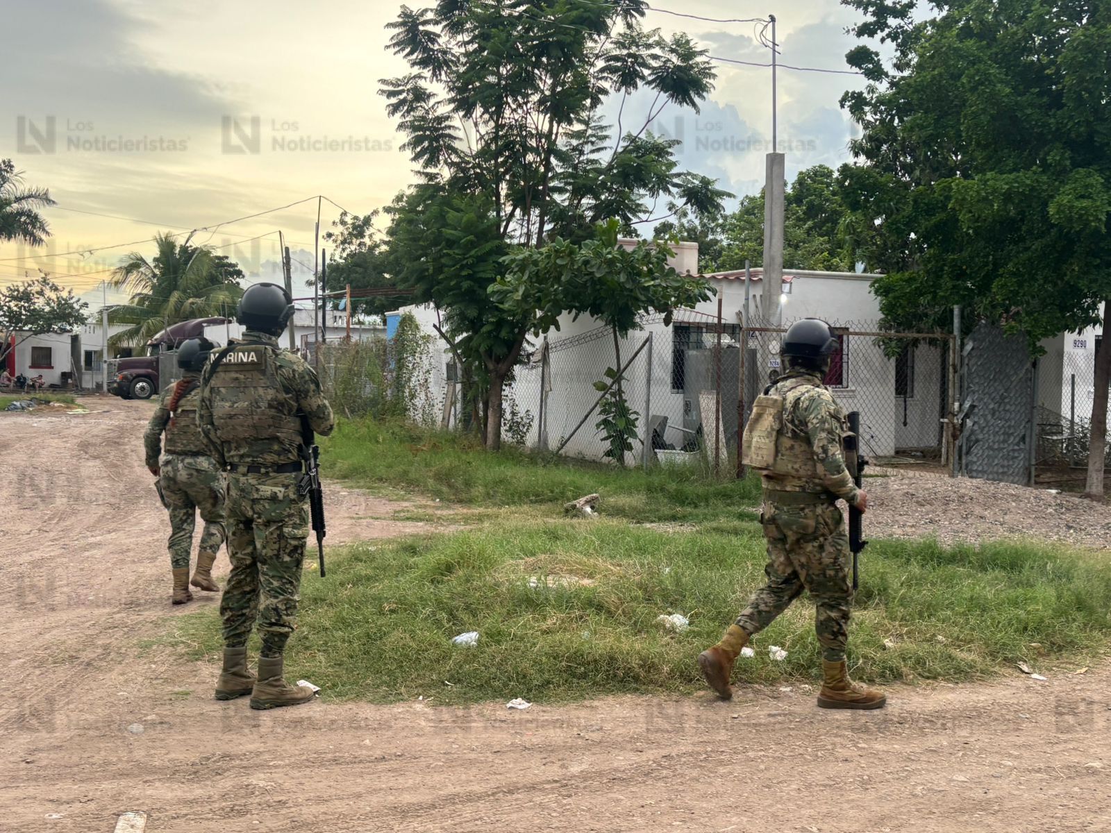 Marina acude a sitio donde tres personas fueron privadas de la libertad en Culiacán, Sinaloa